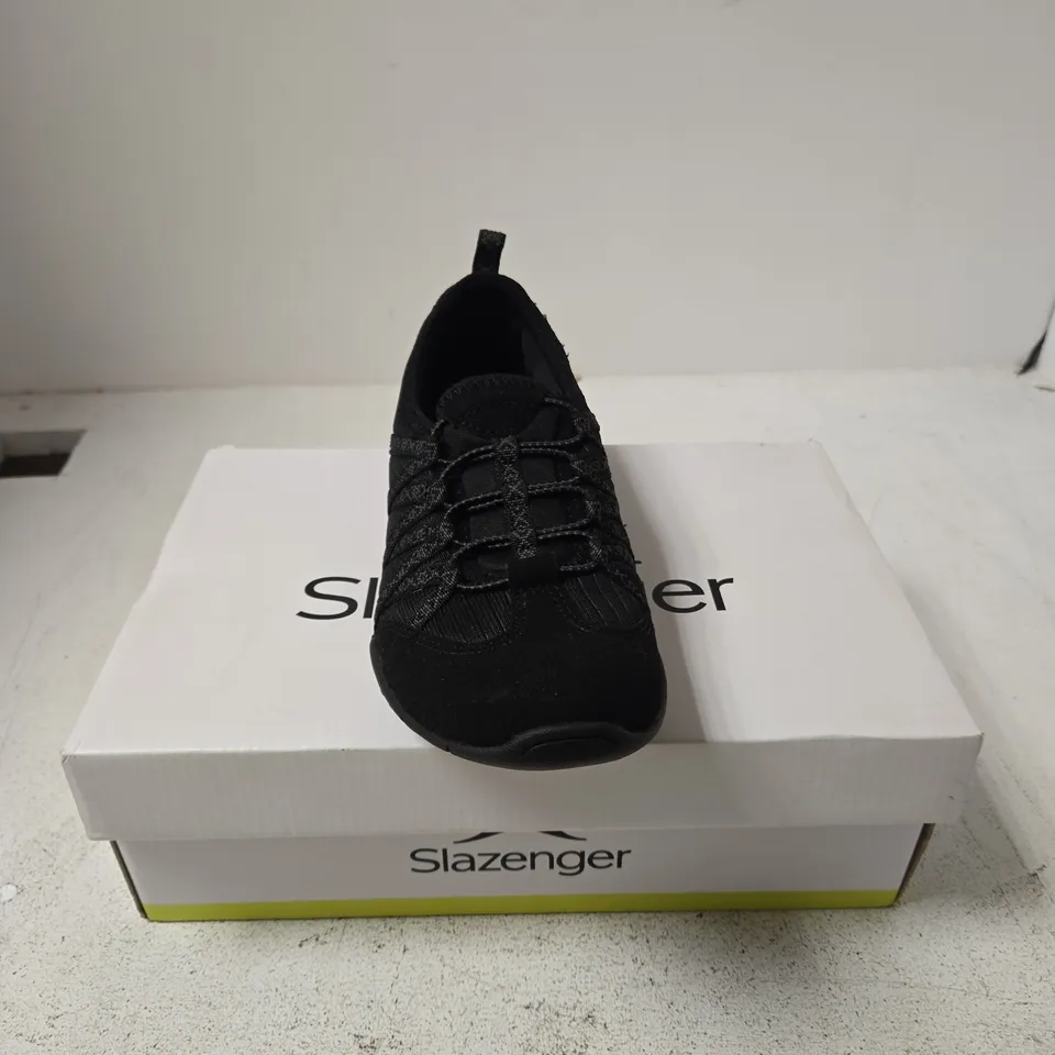 SLAZENGER VERVE LADIES' TRAINERS – BLACK, UK 5