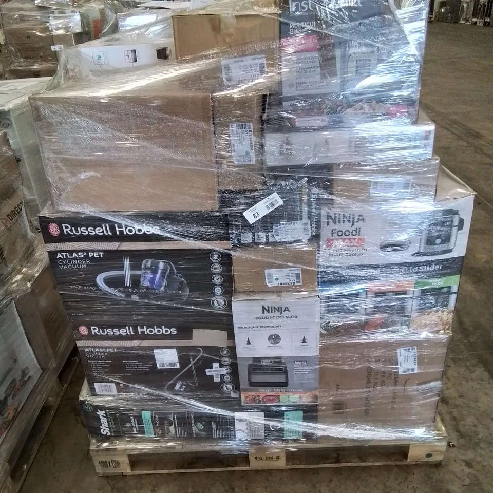 PALLET OF APPROXIMATELY 38 UNPROCESSED RAW RETURN HOUSEHOLD AND ELECTRICAL GOODS TO INCLUDE;