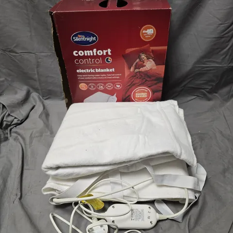 SILENTNIGHT COMFORT CONTROL ELECTRIC BLANKET – BOXED