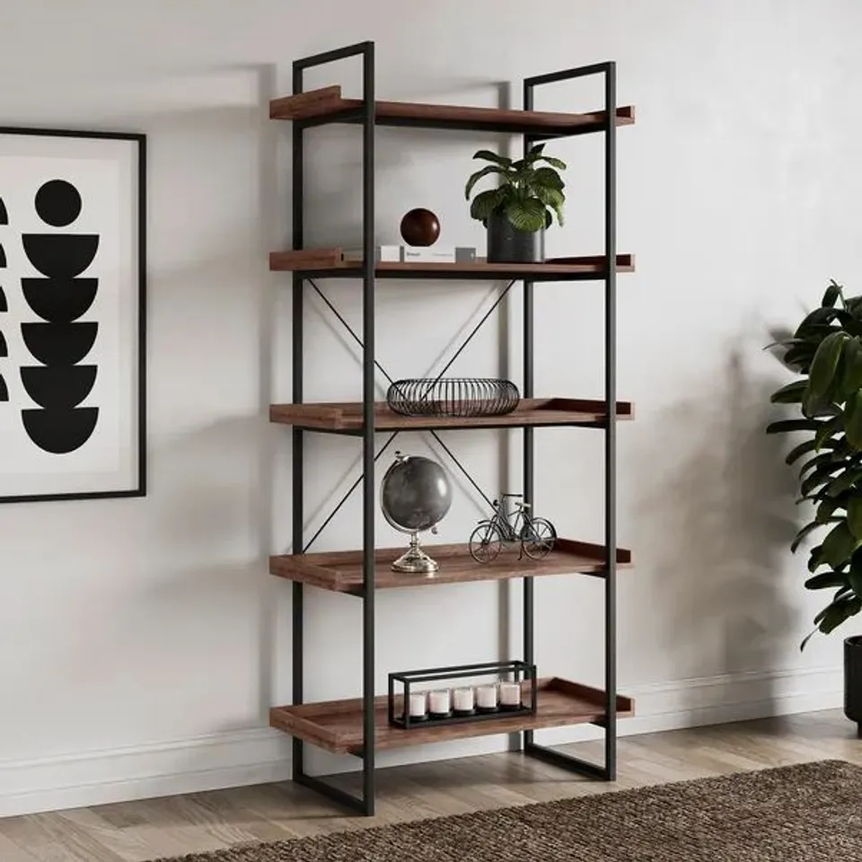 BOXED FULTON SHELVING UNIT - PINE (1 BOX)