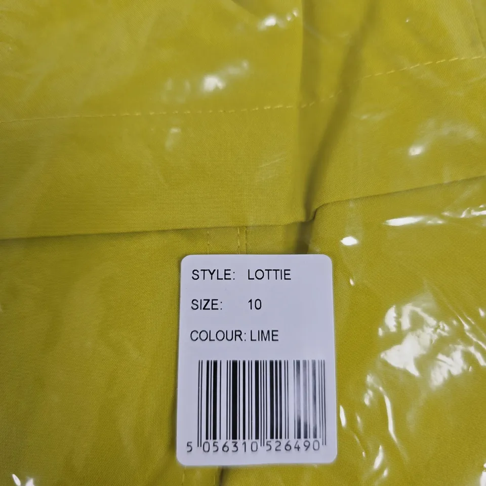 ARCTIC STORM PERFORMANCE OUTERWEAR JACKET – LOTTIE, LIME, UK 10