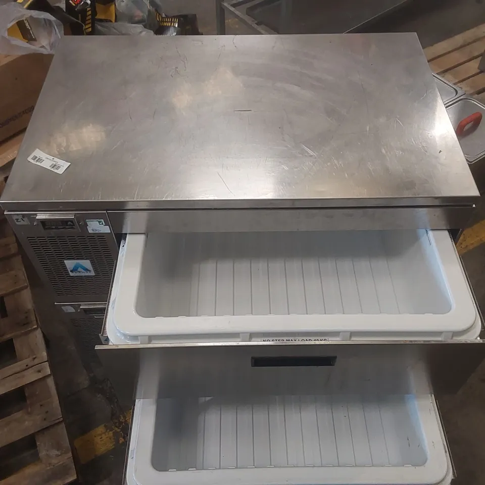 DOUBLE ADANDE DRAWER TEMPERATURE CONTROLLED FOOD STORAGE CABINET