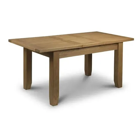 BOXED JULIAN BOWEN ASTORIA EXTENDING DINING TABLE - WAXED OAK (2 BOXES)