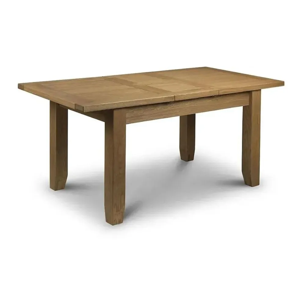 BOXED JULIAN BOWEN ASTORIA EXTENDING DINING TABLE - WAXED OAK (2 BOXES)