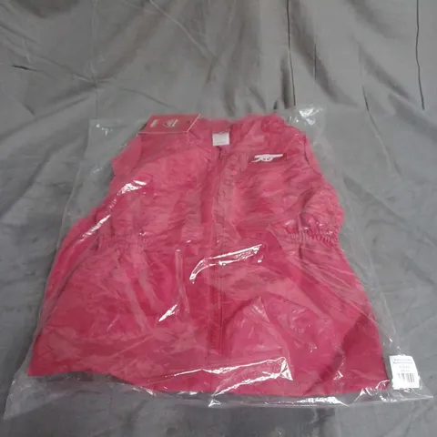 BAGGED ARSENAL BABY SHOWER RESISTANT PUDDLESUIT IN RED SIZE 12-18MONTHS