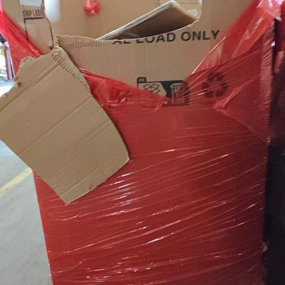 PALLET OF ASSORTED HOUSEHOLD GOODS AND PRODUCTS TO INCLUDE;FULL LENGTH MIRROR,STEAM MOP,ROLLER BLIND