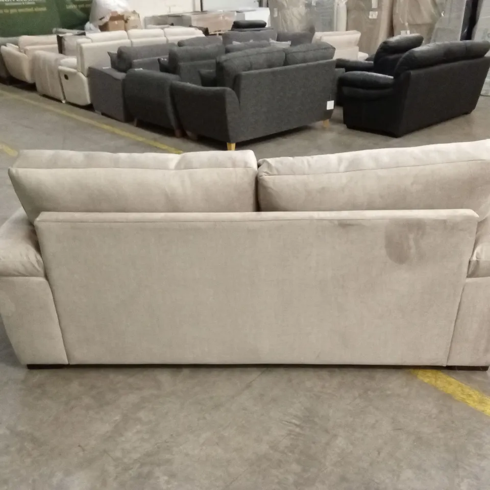 ELIZA FABRIC 3 SEATER SOFA - BEIGE RRP £749