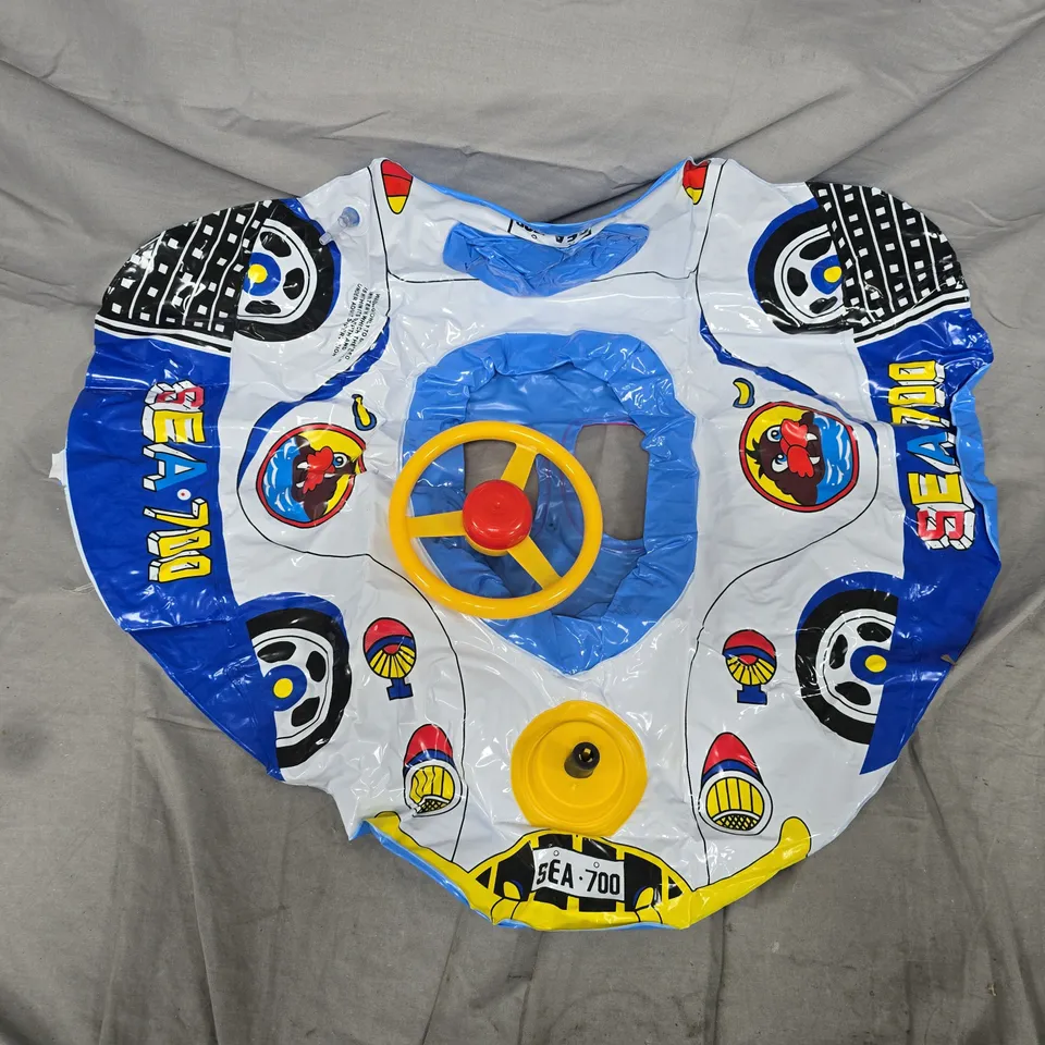 APPROXIMATELY 50 INFLATABLE CAR CHILDRENS SWIM RINGS - COLLECTION ONLY