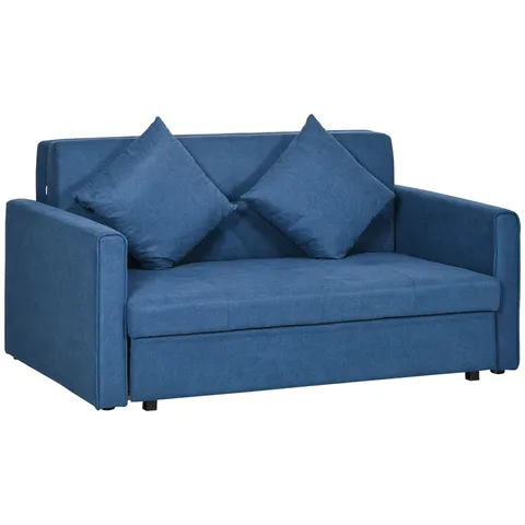 BOXED MIKIYAS 2 SEATER UPHOLSTERED SOFA BED (ONLY BOXES 1 & 2 OF 3)