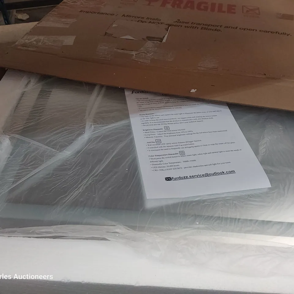 BOXED LED VANITY MIRROR 60 × 45