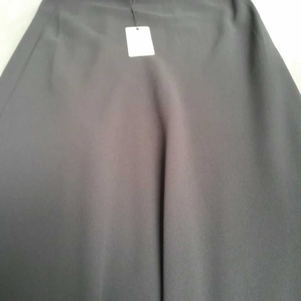 REISS REMY FLOATY SLIP SKIRT IN BLACK - UK 12 