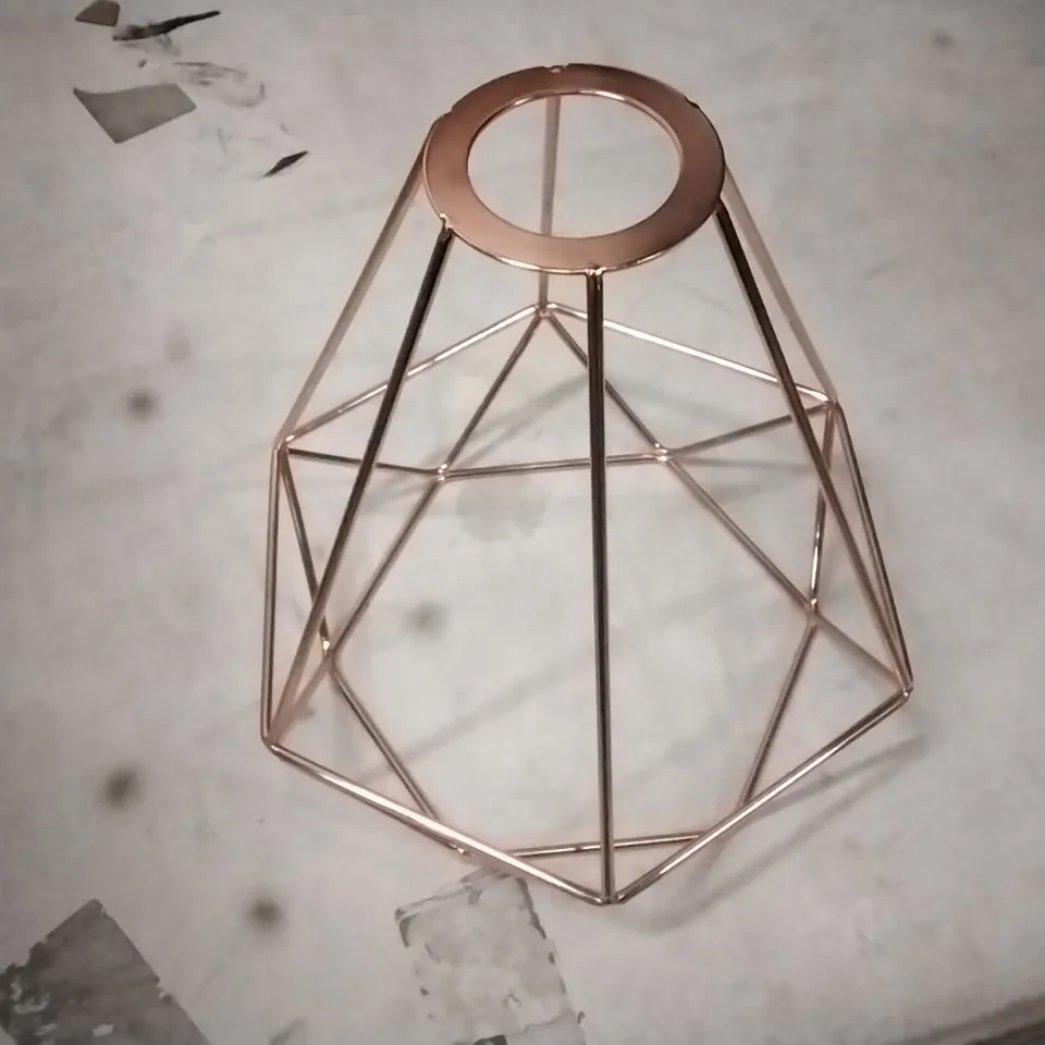 BOXED 3 LIGHT KITCHEN ISLAND GEOMETRIC PENDANT 
