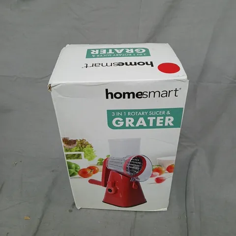 BOXED HOMESMART 3IN1 ROTARY SLICER & GRATER