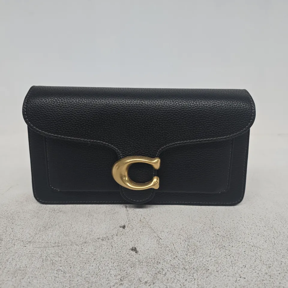 COACH BLACK LEATHER CROSSBODY BAG