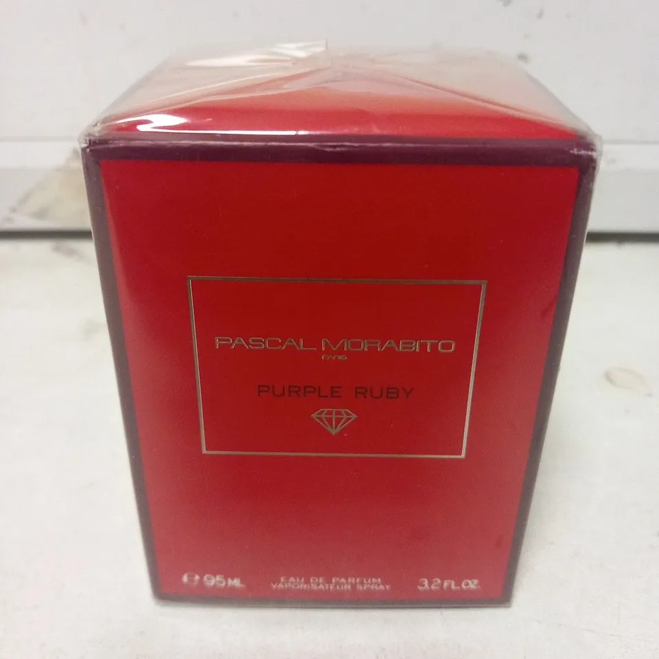 BOXED AND SEALED PASCAL MORABITO PARIS PURPLE RUBY EAU DE PARFUM 95ML