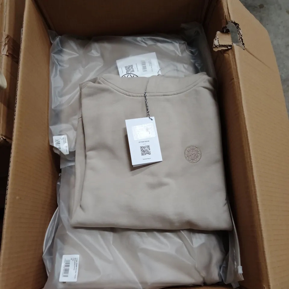 BRAND NEW BRASS MONKEY UNISEX HOODIES - APPROXIMATELY 9X // CLAY // BMAW24LH04 // SIZE: XS