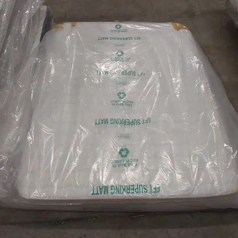 QUALITY BAGGED 4'6" DOUBLE PILLOW TOP POCKET SPRUNG 2000 MATTRESS