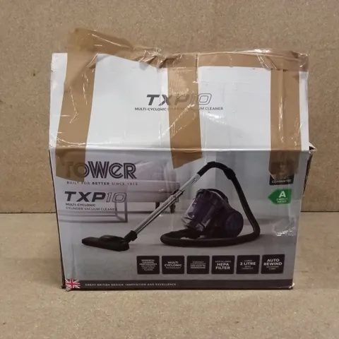 BOXED TOWER TXP10 MULTI-CYCLONIC CYLINDER VACUUM CLEANER