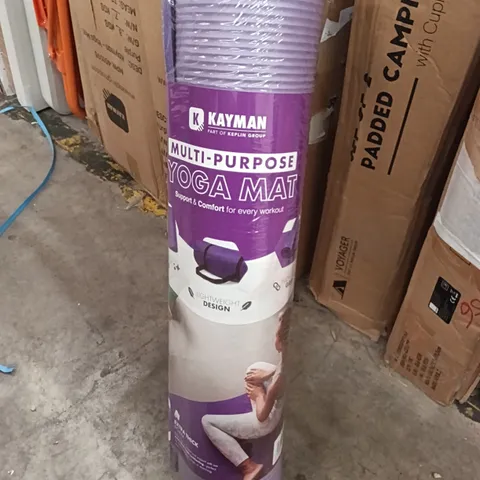 BOXED KAYMAN YOGA MAT (SET OF 8) - PURPLE (1 BOX)