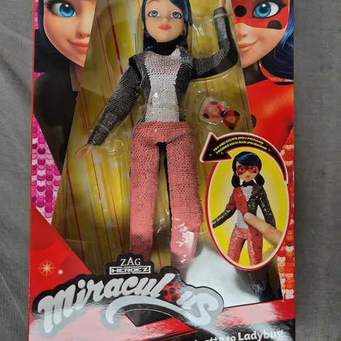 MIRACULOUS MARINETTE TO LADYBUG TRANSFORM FASHION DOLL