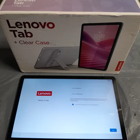 BOXED LENOVO TAB+ TABLET IN LUNA GREY