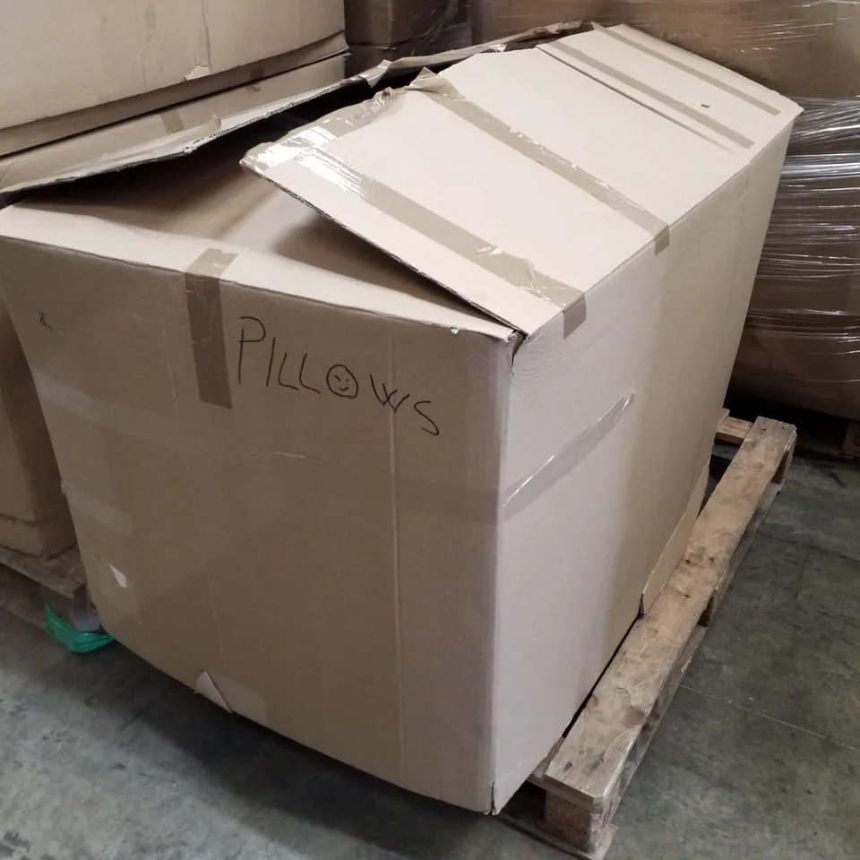 PALLET OF 2 BOXES CONTAINING ASSORTED PILLOWS & CUSHIONS