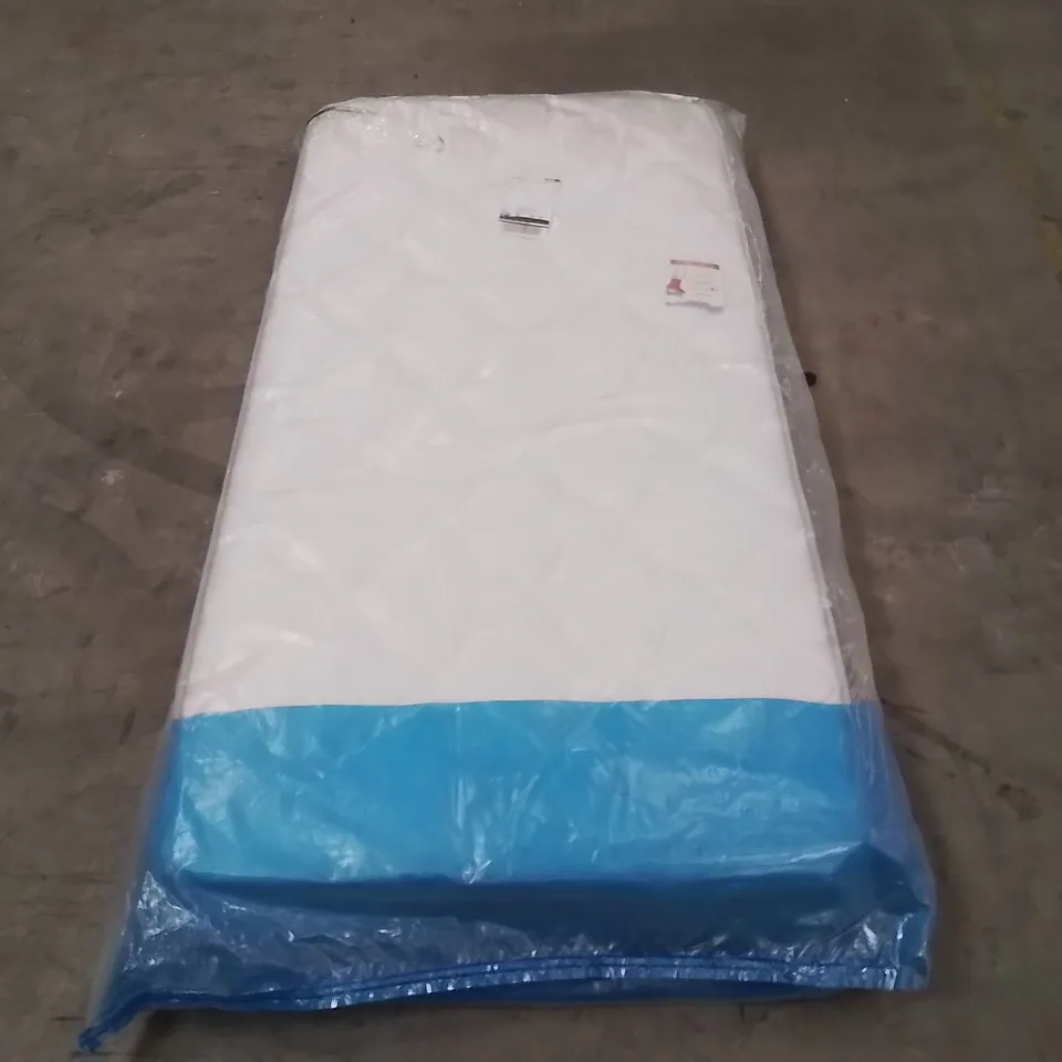 QUALITY BAGGED SINGLE 90cm AIRSPRUNG LUXURY QUILTED MEDIUM MATTRESS