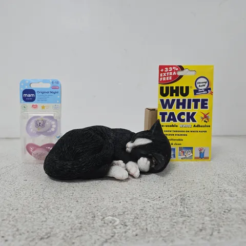 APPROXIMATELY 8 ASSORTED HOUSEHOLD ITEMS TO INCLUDE WHITE TACK, ETC