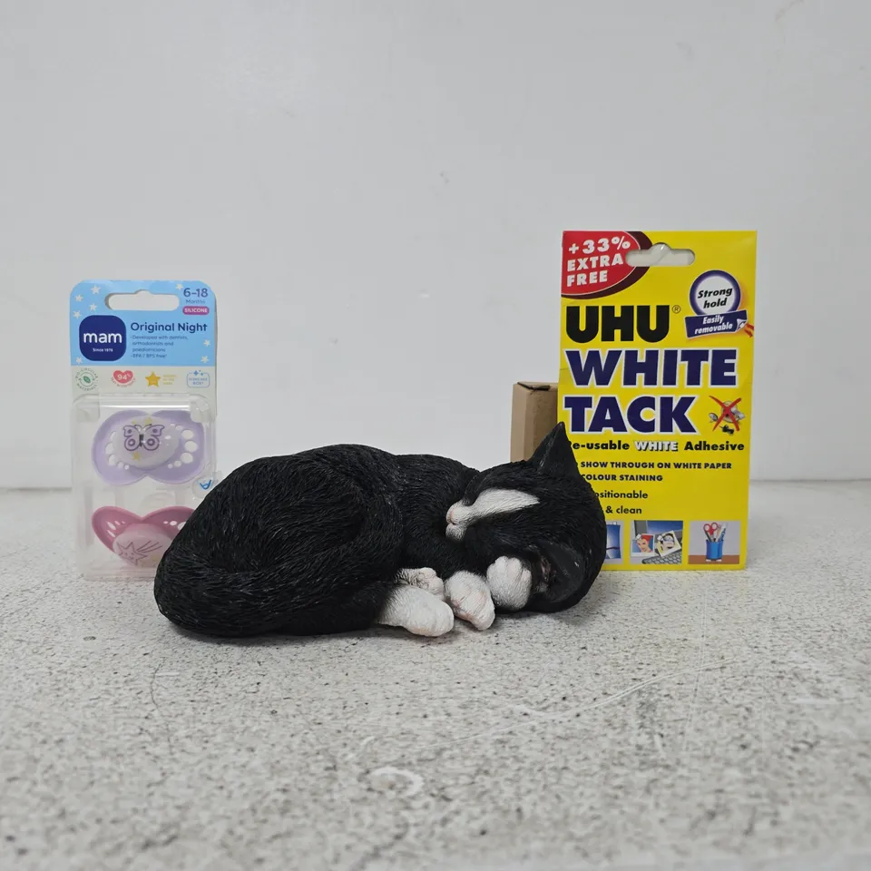 APPROXIMATELY 8 ASSORTED HOUSEHOLD ITEMS TO INCLUDE WHITE TACK, ETC