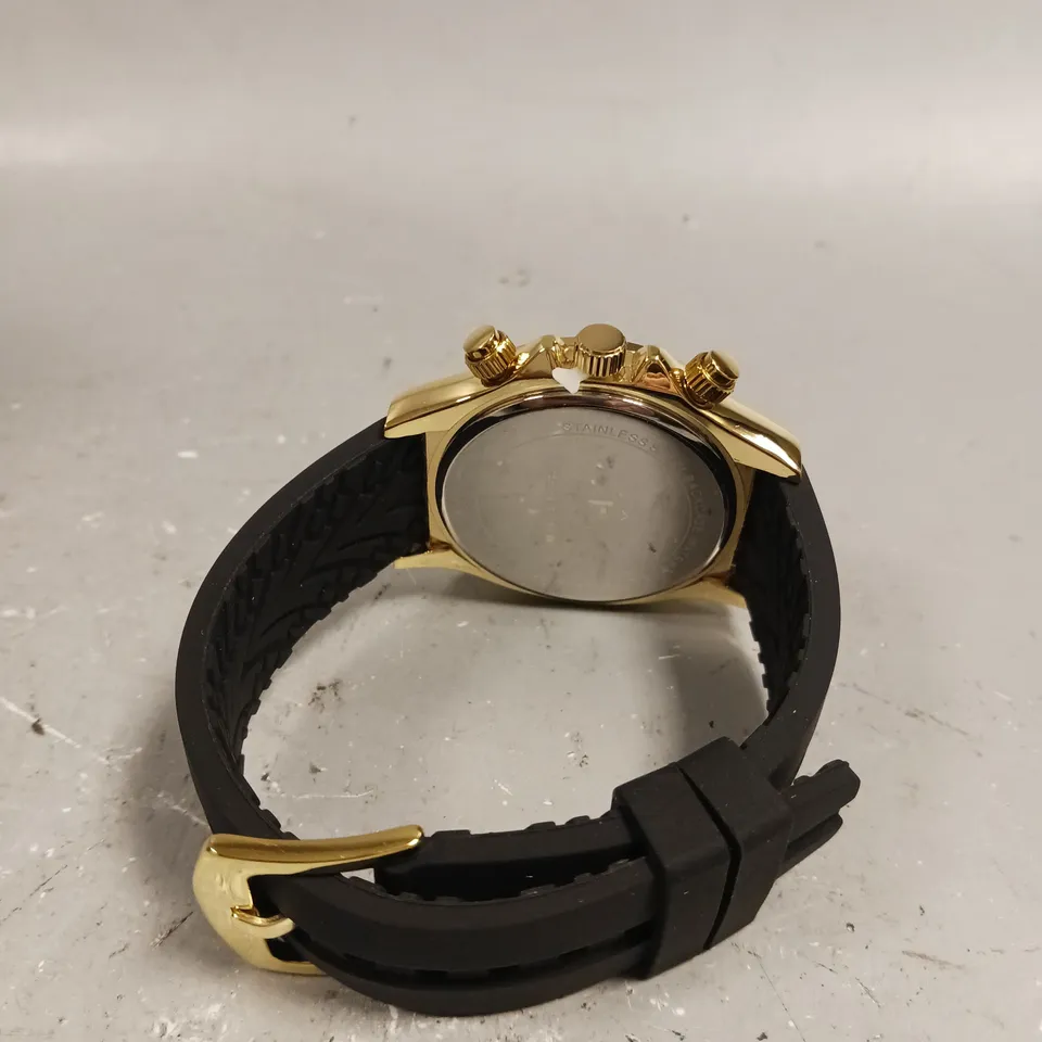 MENS FRANK SCHMIDT WATCH – MULTI FUNCTION SUB DIALS WITH DATE – HQ RUBBER SPORTS STRAP – 3ATM WATER RESISTANT