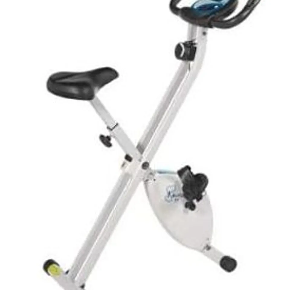 DAVINA FITNESS FOLDING MAGNETIC EXERCISE BIKE - CORAL - COLLECTION ONLY