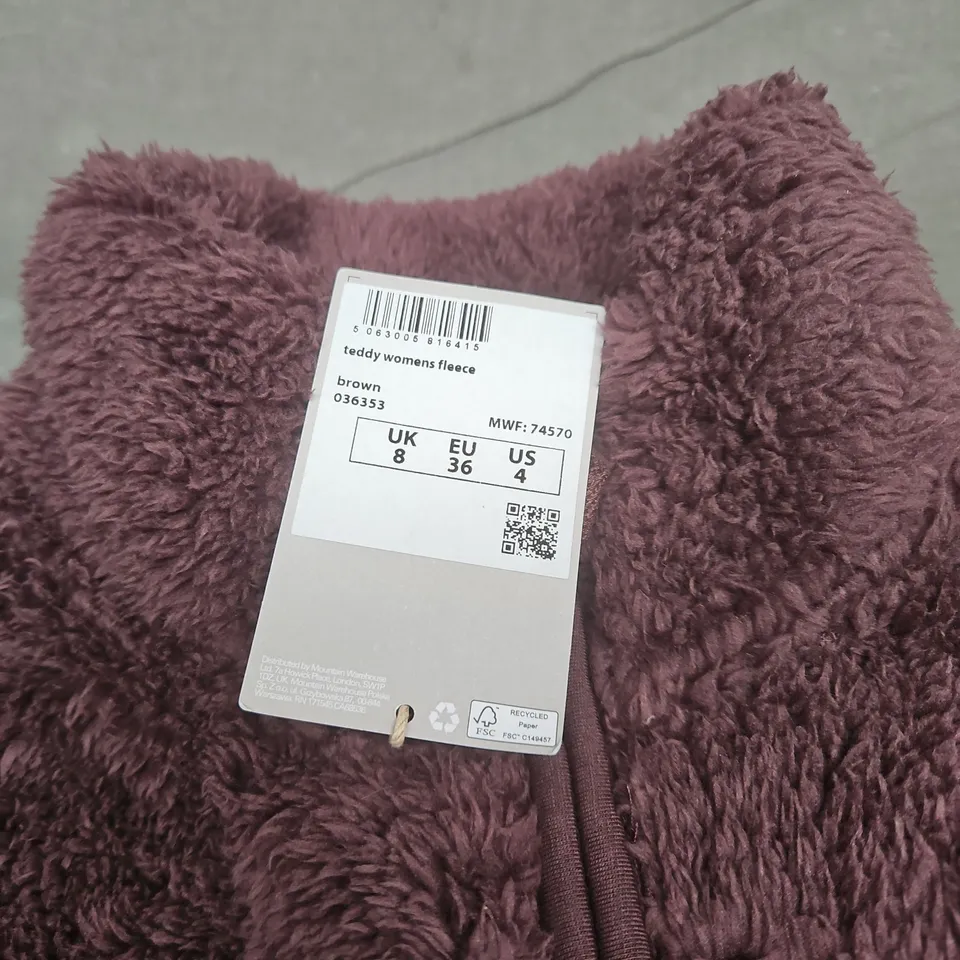 MOUNTAIN WAREHOUSE TEDDY FLEECE WOMENS UK 8 WITH TAGS