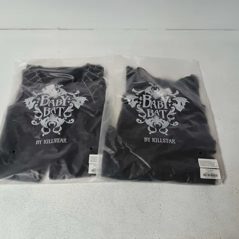 LOT OF APPROXIMATELY 45 BRAND NEW KILLSTAR ADA'S SPIRIT ITEMS IN BLACK - ALL SIZE 5Y