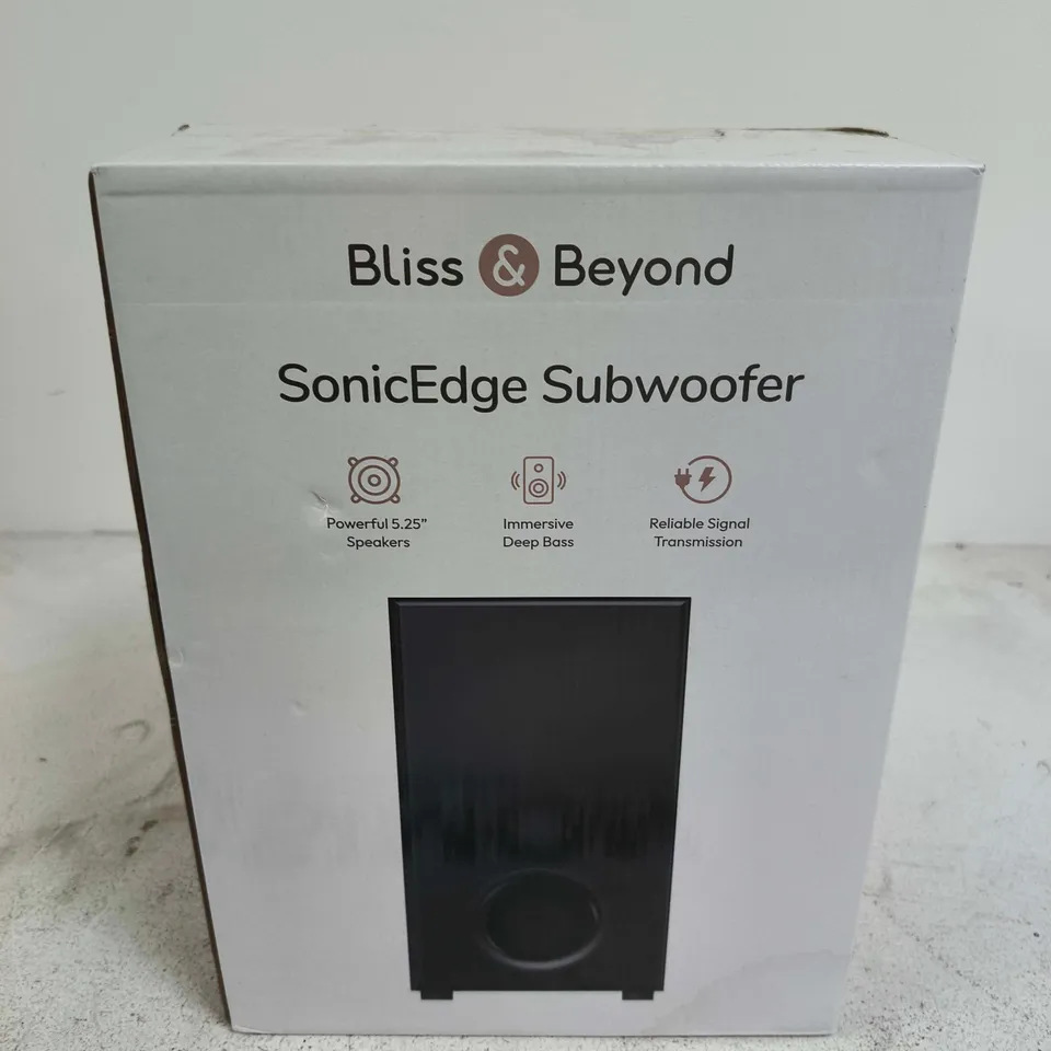 BLISS & BEYOND SONICEDGE SUBWOOFER 