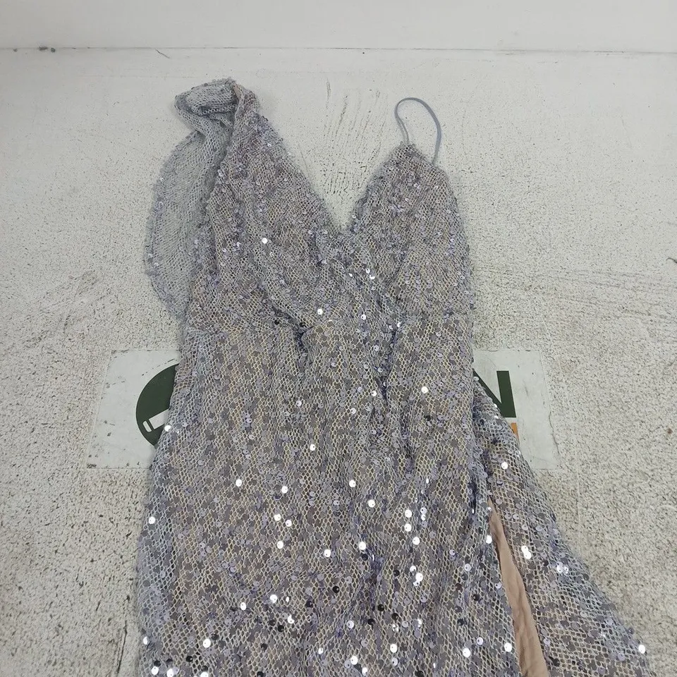 WINONA SEQUIN DRESS – LILAC & SILVER, WOMEN’S EVENINGWEAR 