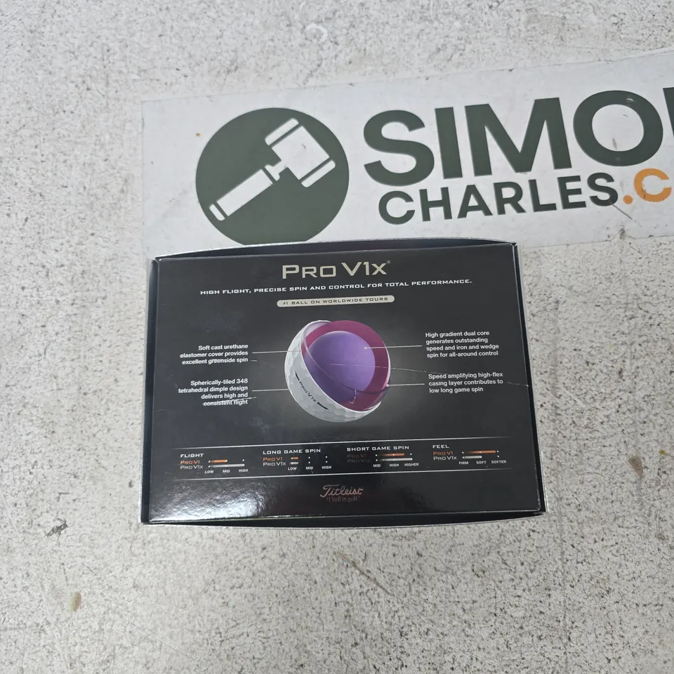 TITLEIST PRO V1X GOLF BALLS - 4 X 3