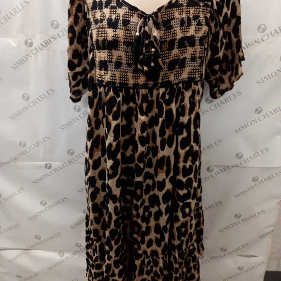 ROMAN MIDI SMOCK DRESS - 14
