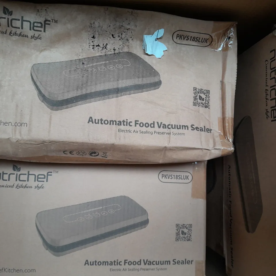 BOX OF APPROXIMATELY 8 NUTRICHEF AUTOMATIC FOOD VACUUM SEALERS - COLLECTION ONLY