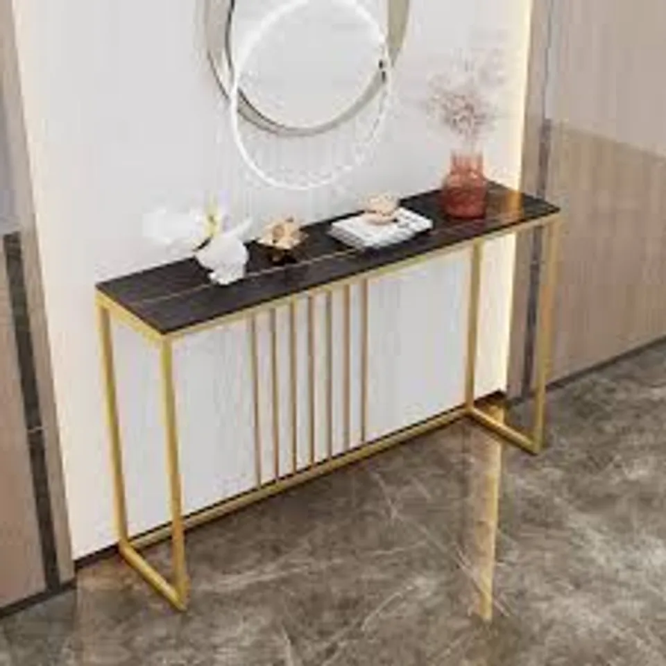 BOXED CONSOLE TABLE - WHITE (1 BOX)