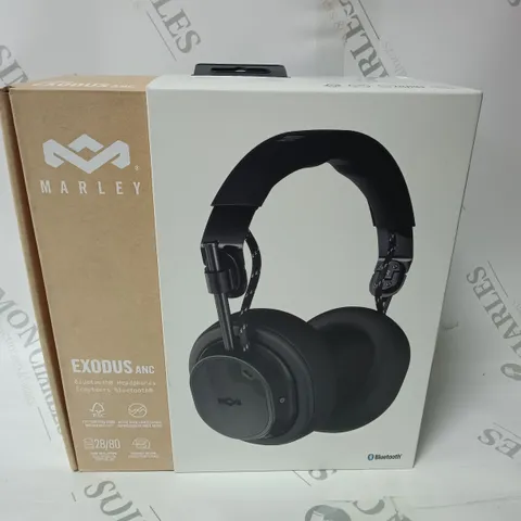 BOXED MARLEY EXODUS AND BLUETOOTH HEADPHONES