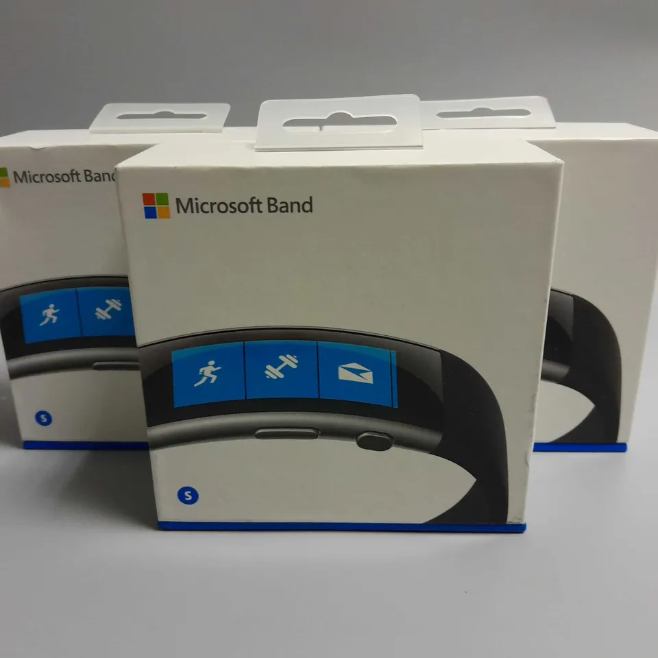 LOT OF 3 BOXED MICROSOFT BANDS