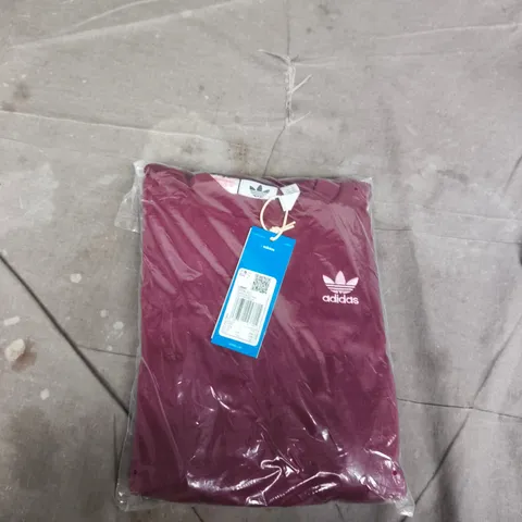 ADIDAS ORIGINALS CREWNECK SWEATSHIRT – MAROON (SEALED, TAG ATTACHED) 5-6yrs