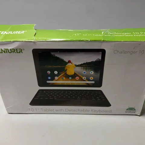 BOXED VENTURER CHALLENGER 10 PRO TABLET WITH DETACHABLE KEYBOARD