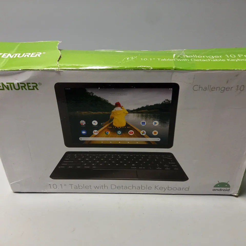 BOXED VENTURER CHALLENGER 10 PRO TABLET WITH DETACHABLE KEYBOARD