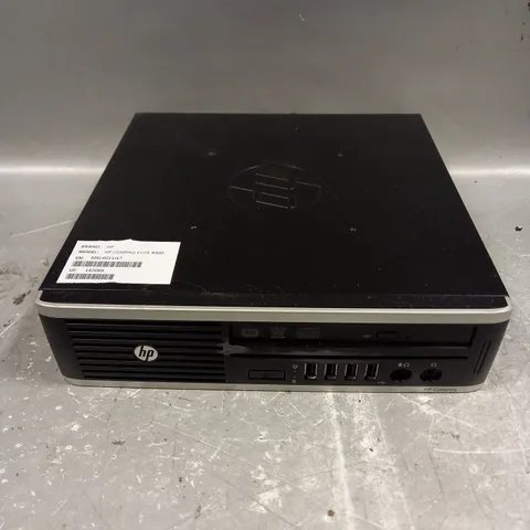 HP COMPAQ ELITE 8300 COMPUTER IN BLACK