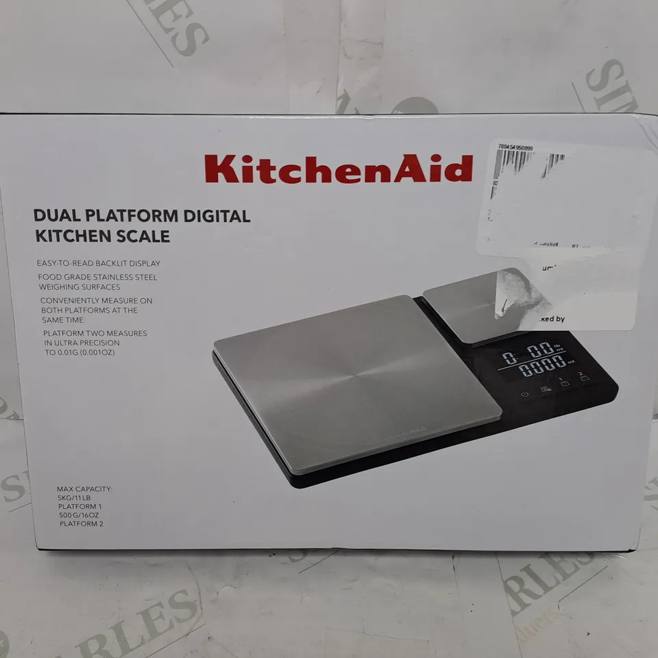 BOXED KITCHENAID DUAL PLATFORM SCALE