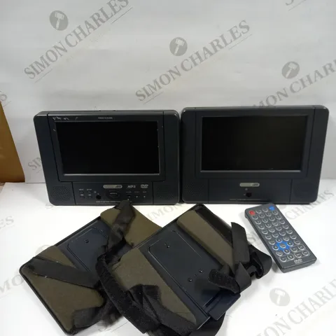 ACOUSTIC SOLUTIONS DVD-273 DUAL TWIN SCREEN PLAYER