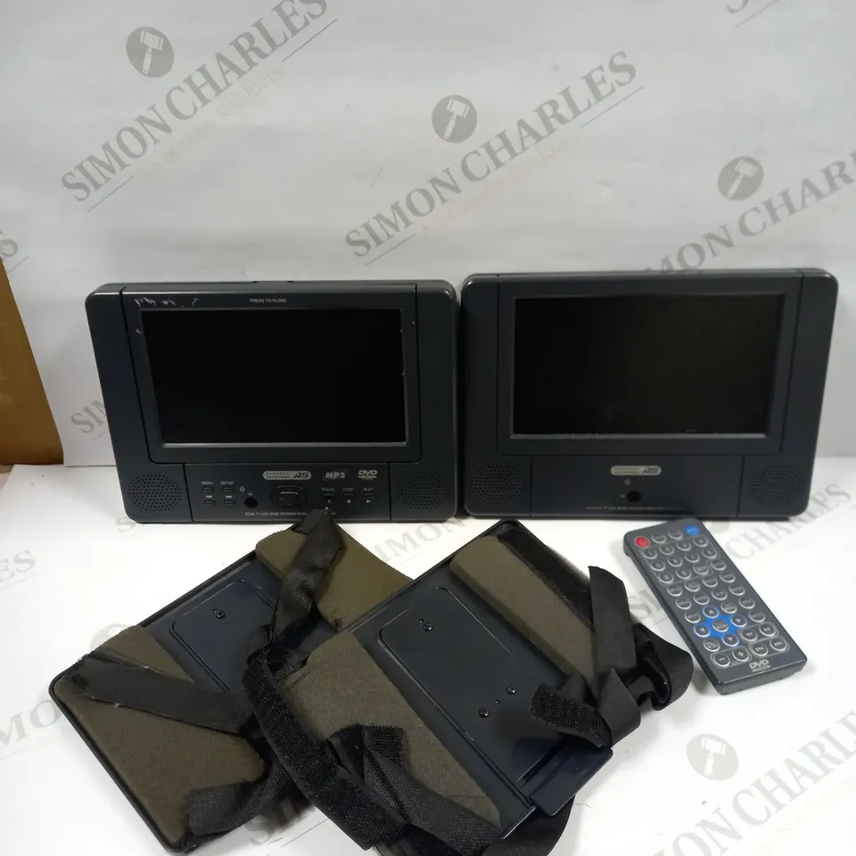 ACOUSTIC SOLUTIONS DVD-273 DUAL TWIN SCREEN PLAYER