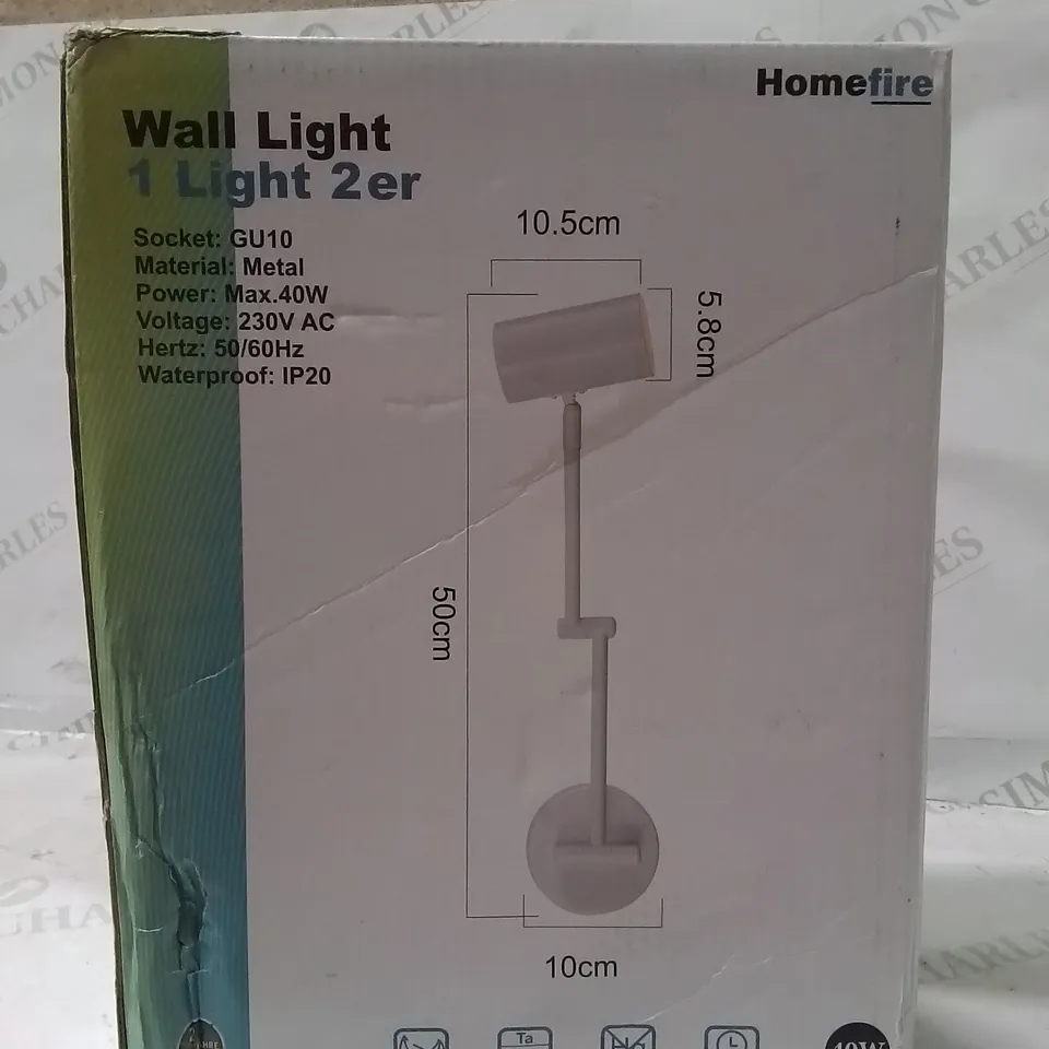 BOXED IRON SWING ARM SCONCE