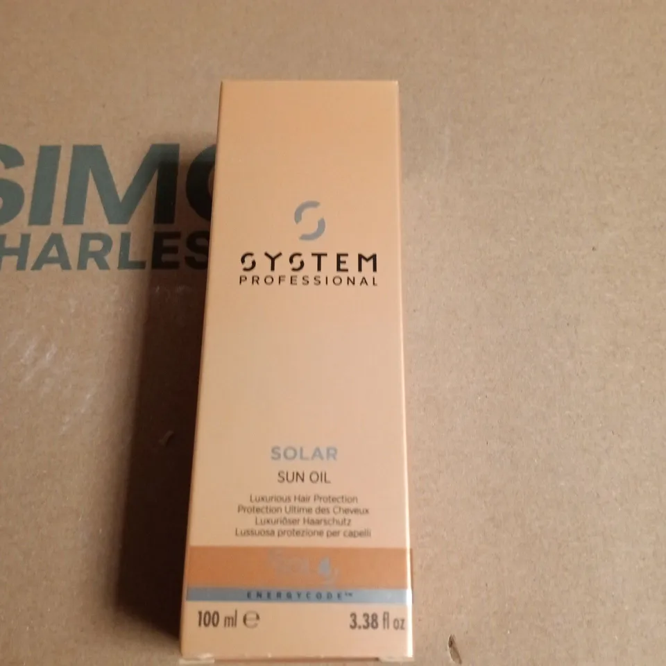 WELLA SYSTEM PROFESSIONAL SOLAR SUN OIL – HAIR OIL, 100 ML